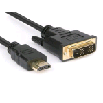 HAMLET XVCHDM-DV18 CAVO MONITOR VIDEO DA HDMI M A DVI-D M 1080P 1.8MT BLACK