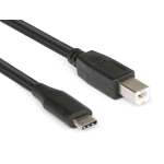 HAMLET XCTC-U2B100 CAVO DA USB 3.1 TYPE-C TO USB 2.0 TIPO B MASCHIO 1MT BLACK