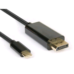 HAMLET XVAUC-DP4K20 CAVO ADATTATORE USB-C 3.1 TO DP DISPLAYPORT 4K 2K 2MT BLACK 