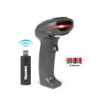 HAMLET HBCS1D10W BARCODE SCANNER LASER 1D WIRELESS PER CODICI LINEARI BLACK