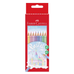 FABER CASTELL PASTELLI COLORI ASSORTITI CONF 10 Pz. 