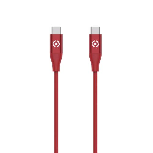 CELLY CAVO DA USB-C A USB-C POWER DELIVERY 60 W 1.5 MT RED