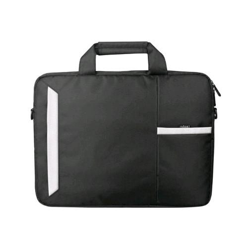 NILOX NOTEBAG BORSA PER LAPTOP DA 15.6" CON TASCA FRONTALE MANICI E TRACOLLA BLACK WHITE