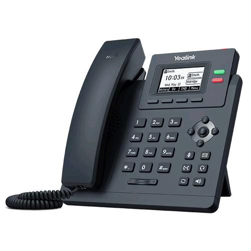 YEALINK SIP-T31G TELEFONO IP 2 PORTE GIGABIT PoE 2 TASTI BLF GESTISCE FINO A 2 ACCOUNT