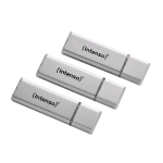 INTENSO CHIAVETTA USB 3x16GB USB 2.0 SILVER