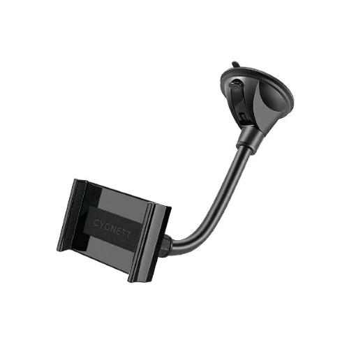 CYGNETT CY3540ACCAR SUPPORTO DA AUTO UNIVERSALE FLEX LONG ARM ROTAZIONE A 360° BLACK