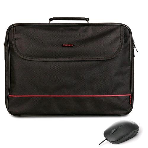 NGS BUREAU KIT BORSA PER NOTEBOOK FINO A 16" + MOUSE OTTICO USB BLACK