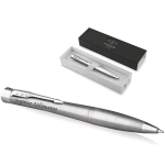 PARKER URBAN METRO METALLIC PENNA A SFERA A SCATTO TRATTO 0.7 mm INCHIOSTRO BLU CONFEZIONE REGALO