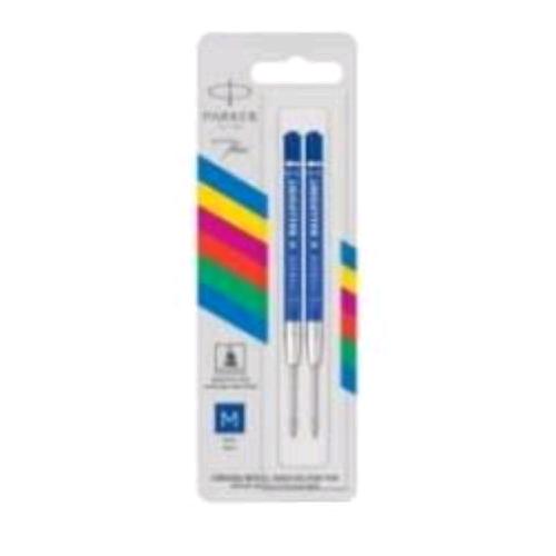 PARKER REFIL PENNA A SFERA PUNTA M INCHIOSTRO BLU CONF 2 Pz. 