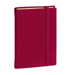 QUO VADIS DAILY AGENDA 2025 13X21 CM GIORNALIERA 12 MESI GENNAIO/DICEMBRE COPERTINA RIGIDA CON ELASTICO BORDEAUX 