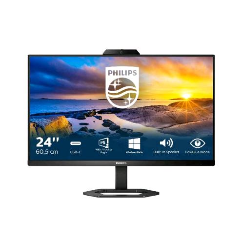 PHILIPS 24E1N5300HE 23.8" LED IPS FULL HD  LOWBLUE E FLICKER-FREE HDMI DISPLAYPORT USB-C WEBCAM MICROFONO USB ALTOPARLANTI BLACK