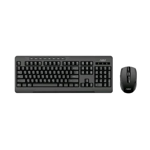 ADJ KW312 KIT TASTIERA E MOUSE OTTICO WIRELESS 1.600 DPI 113 TASTI LAYOUT ITALIANO BLACK