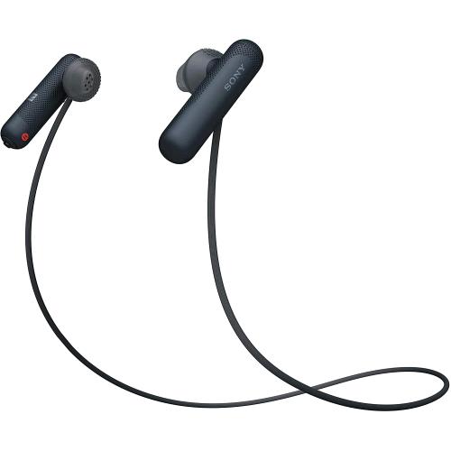 SONY WI-SP500B CUFFIE WIRELESS IN-EAR SPORTIVE RESISTENTI AL SUDORE E SPRUZZI BATTERIA FINO A 8 ORE BLUETOOTH NFC NERO