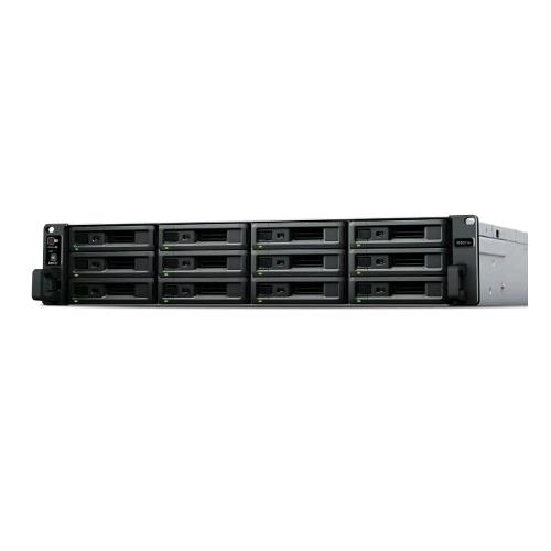 SYNOLOGY RACKSTATION RS3621XS+ NAS CHASSIS RACK 2U XEON D-1541 2.1GHz RAM 8GB-12 BAY HDD/SSD 2.5"/3.5" BLACK