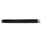 SYNOLOGY RACKSTATION RS822+ NAS CHASSIS RACK 1U AMD RYZEN V1500B 2.2GHZ RAM 2GB-4 BAY HDD/SSD 2.5"/3.5" 4 PORTE RJ-45 BLACK