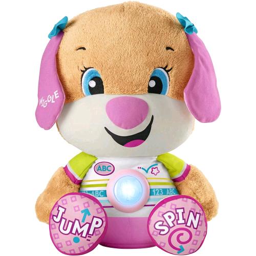 FISHER PRICE SORELLINA DEL CAGNOLINO GIGANTE CON LUCI E SUONI