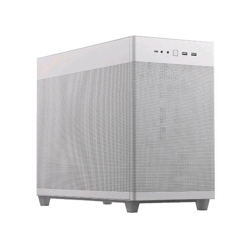 ASUS PRIME AP201 CASE MINI TOWER MICRO ATX MINI-ITX PANNELLI IN MESH 1xUSB-C 3.2 2xUSB-A 3.2 1xVENTOLA 120 MM WHITE