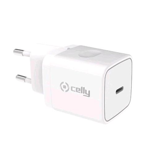 CELLY RTGTC20WWH CARICABATTERIE DA RETE  1xUSB-C 20W BIANCO