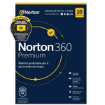 NORTON 360 PREMIUM 10 DISPOSITIVI 75GB 12 MESI BOX