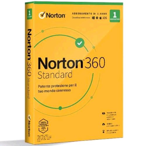 NORTON 360 STANDARD 1 DISPOSITIVO 10GB 12 MESI BOX