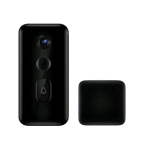 XIAOMI SMART DOORBELL 3 CAMPANELLO WIRELWSS CON FOTOCAMERA 2K RILEVATORE DI MOVIMENTI MODALITA NOTURNA BLACK