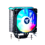 ITEK ICY-4HLA DISSIPATORE UNIVERSALE AD ARIA PER CPU 150W TDP 4 HP VENTOLA ARGB 12 CM BLACK