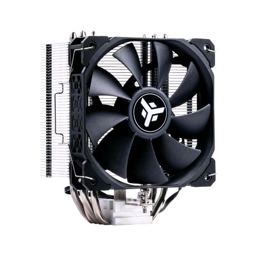 ITEK ICY-4HB DISSIPATORE AD ARIA PER CPU CON SKT UNIVERSALE 150W TDP 4 HP VENTOLA DA 12CM NERO