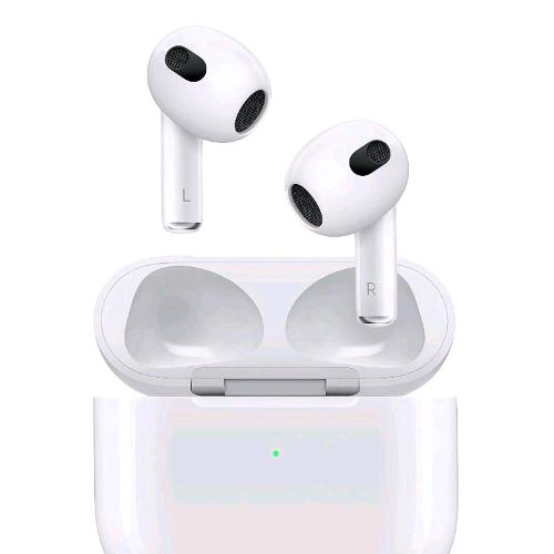 APPLE AIRPODS 3 TERZA GENERAZIONE CON CUSTODIA MAGSAFE RICARICA LIGHTNING/WIRELESS CHIP APPLE H1 BIANCO