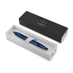 PARKER IM MONOCHROME PENNA A SFERA A SCATTO PUNTA MEDIA FUSTO BLU INCHOSTRO BLU CONFEZIONE REGALO 