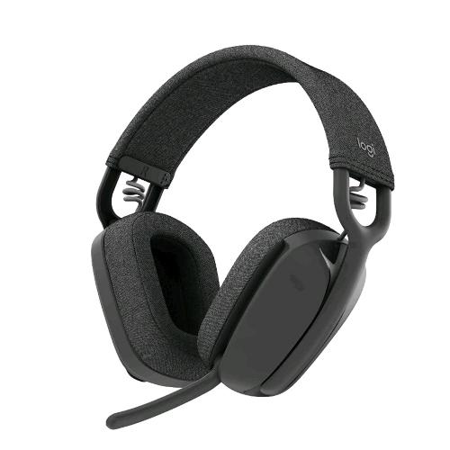 LOGITECH ZONE VIBE 100 CUFFIE WIRELESS OVER-EAR LEGGERE CON MICROFONO CON ELIMINAZIONE DEL RUMORE AURICOLARE BLUETOOTH MULTIPOINT COMPATIBILE CON TEAMS GOOGLE MEET ZOOM MAC PC GRAFITE