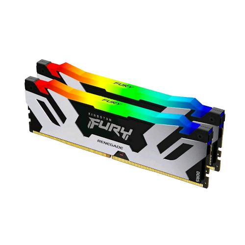 KINGSTON FURY RENEGADE RGB KIT MEMORIA RAM 2x16GB 32GB  TOTALI 6.400 MHZ TECNOLOGIA DDR5 TIPOLOGIA DIMM CL32 