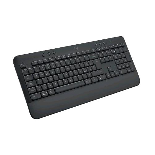 LOGITECH SIGNATURE K650 TASTIERA WIRELESS BLUETOOTH O RICEVITORE USB LOGI BOLT CON POGGIAPOLSI QUERTY ITALIANO GRAPHITE 