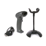 HAMLET HBCS2D100US BARCODE SCANNER PROFESSIONALE 2D COMBO USB + SERIALE PER CODICI QR E LINEARI GREY