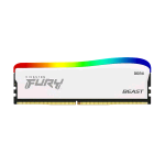 KINGSTON FURY BEAST WHITE RGB MEMORIA RAM 1x16GB 3.600 MHZ TECMOLOGIA DDR4 TIPOLOGIA DIMM CL18 WHITE