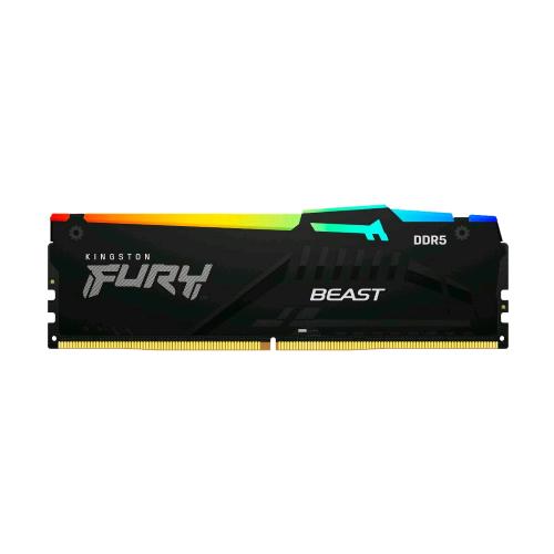 KINGSTON FURY BEAST RGB MEMORIA RAM 1x16GB 5.200 MHZ TECNOLOGIA DDR5 TIPOLOGIA DIMM CL36
