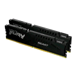 KINGSTON FURY BEAST KIT MEMORIA RAM 2x16GB 32GB TOTALI 5.200 MHZ TECNOLOGIA DDR5 TIPOLOGIA DIMM CL36 DIMM BLACK
