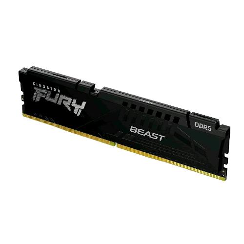 KINGSTON FURY BEAST MEMORIA RAM 1x16GB 5.200 MHZ TECNOLOGIA DDR5 TIPOLOGIA DIMM CL36 BLACK