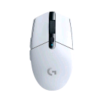 LOGITECH G305 LIGHTSPEED MOUSE GAMING WIRELESS SENSORE 12K HERO 12.000 DPI DESIGN LEGGERO 6 PULSANTI PROGRAMMABILI BATTERIA 250 ORE MEMORIA INTEGRATA PC/LAPTOP BIANCO