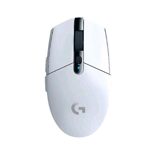 LOGITECH G305 LIGHTSPEED MOUSE GAMING WIRELESS SENSORE 12K HERO 12.000 DPI DESIGN LEGGERO 6 PULSANTI PROGRAMMABILI BATTERIA 250 ORE MEMORIA INTEGRATA PC/LAPTOP BIANCO