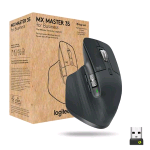 LOGITECH MX MASTER 3S FOR BUSINESS MOUSE WIRELESS CON CLIC SILENZIOSO 8.000 DPI MANO DESTRA RICEVITORE USB LOGI BOLT PROTETTO BLUETOOTH USB-C MAGSPEED WINDOWS MAC CHROME LINUX GRAFITE