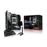 ASUS ROG STRIX X670E-I GAMING WIFI SCHEDA MADRE GAMING MIMI-ITX AMD X670 AMD AM5 DDR5 PCI 5.0 INTEL 2.5GB ETHERNET WIFI 6E 2xM.2 2xSATA 6GB/S AURA SYNC RGB NERO