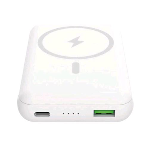 CELLY MAGSAFE WIRELESS POWER BANK 10.000mAh 1 x USB-A 1 x USB-C BIANCO 