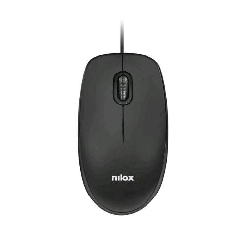 NILOX MOUSB1003 MOUSE OTTICO USB 1600 DPI BLACK