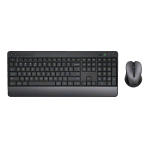 TRUST TREZO ECO KIT TASTIERA E MOUSE OTTICO WIRELESS 2.400 DPI LAYOUT ITALIANO GREY