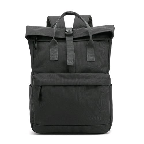 CELLY VENTUREPACK ZAINO PER NOTEBOOK DA 15.6" IN POLIESTERE 4 SCOMPARTI NERO