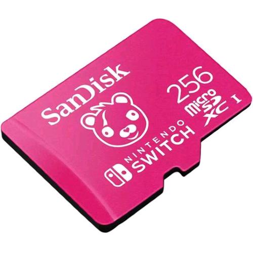 SANDISK SWITCH 256GB MICRO SDXC FORTNITE CUDDLE TEAM