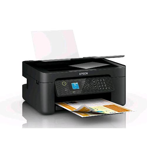 EPSON WORKFORCE WF-2910DWF STAMPANTE MULTIFUNZIONE COLORE INK-JET  A4 STAMPA FRONTE RETRO SCANSIONE COPIA FAX DISPLAY LCD 3.7CM WIFI ETHERNET STAMPA DA MOBILE E SU CLOUD AIRPRINT BLACK