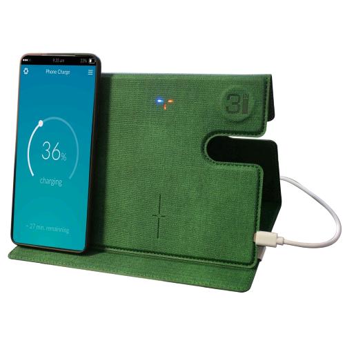 ROCK CARICATORE DA SCRIVANIA WIRELESS 3 IN 1 PER SMARTPHONE SMARTWATCH AURICOLARI