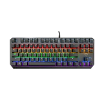 TRUST GXT834 CALLAZ TASTIERA GAMING CON INTERRUTTORI MECANICI ILLUMINAZIONE LED A ONDE ARCOBALENO LAYOUT ITALIA BLACK