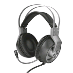 TRUST GXT 430 IRONN CUFFIE GAMING ALTOPARLANTI DA 50 MM MICROFONO FLESSIBILE ARCHETTO AUTOREGOLABILE JACK 3.5 MM BLACK